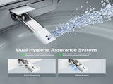 Smart Toilet with Foam Shield, Zero Water Pressure Flush, Radar Sensor, Foot Operated Heated T5595P496446