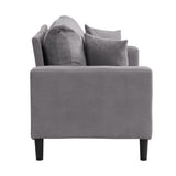57 " High Resilience Loveseat Sofa, Wooden Frame 2 Seat Sofa, Comfy , Small Space Saving Modern W311P221207