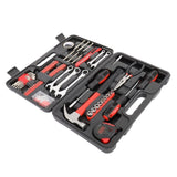 ZNTS 148pcs Iron Household Tool Set Red 08695817