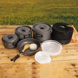 RV Outdoor Camping Pot Set 1-3 People Folding Picnic BBQ Pot Set 57424152