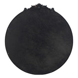30" x 32" Classic Design Mirror with Round Shape and Baroque Inspired Frame for Bathroom, Entryway W2078124101