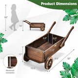 Wooden Wagon Planter Box 84769035