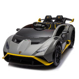 ZNTS Lamborghini Huracan Sto 24V Kids Electric Ride-On Drift Car: Speeds 1.86-5.59 MPH, Ages 3-8, Foam W1396P155005