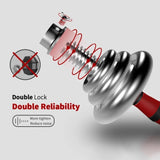 Adjustable Dumbbell Set Home Gym Cast Iron Barbell Sets with Carry Box 66lbs Office Bedroom Workout T3060P288487