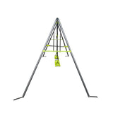 ZNTS XNS081 lime green interesting swingset with plastic safe swing set 440lbs for outdoor playground for W1711140287