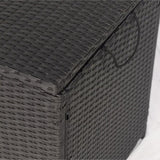 ZNTS Outdoor Storage Box, 113 Gallon Wicker Patio Deck Boxes with Lid, Outdoor Cushion Storage Container 62965331