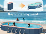 1.8m PVC folding pool bathes and cools in summer, suitable for outdoor patio beach W2710P337292