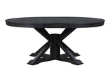 Retro Functional Extendable Dining Table with a 12" Leaf for Dining Room and Living Room 81642106