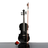 ZNTS New 3/4 Acoustic Violin Case Bow Rosin Black 59680382