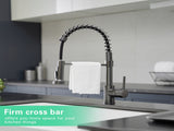Commercial Kitchen Faucet with Pull Down Sprayer, Single Handle Single Lever Kitchen Sink Faucet W1932P154721