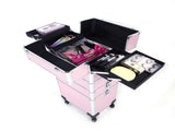 4 in 1 Aluminum Cosmetic Makeup Case Tattoo Box Pink 51021269