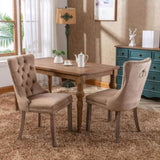 ZNTS Modern, High-end Tufted Solid Wood Contemporary Velvet Upholstered Dining Chair with Wood Legs 84633562