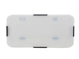 Rolling Storage Box, Letter/Legal, 15-Gallon Size, Clear 73138200