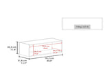 Wenge Rock Wall Cabinet with Open Storage B062P492872
