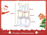 3ft Lighted Christmas Gift Boxes - 200 LED Lights , Acrylic Beads, Multi-Color 16060153
