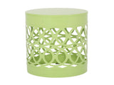 Outdoor Metal S/2 end table 73606.00GRN