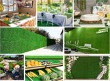 6ft x 10ft Premium Artificial Turf Mat with Drainage Holes. Thick Fake Grass with Rubber Backing, W3280P296541