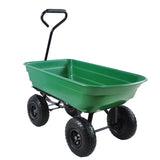 Folding car Poly Garden dump truck with steel frame, 10 inches. Pneumatic tire, 300 pound capacity, W22752500