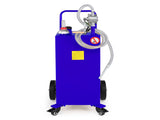 30 Gallon Caddy Tank Storage Drum Diesel Fuel Transfer with Universal Wheel Blue JGC30 Pantone 2748C 81799424