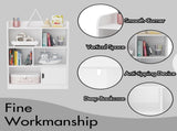 Kids Bookcase, Bookshelf with 6 Compartments, Shelves and Cube Organizer, for Bedroom Living Room 48428441