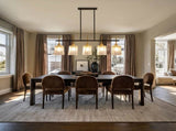 Farmhouse Chandelier 5-Light Dining Room Light Fixture Over Table Kitchen Island Lighting Rustic W1367P460405