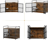 Dog Crate Furniture-Style Cages for Large Dogs Indoor Heavy Duty Super Sturdy 41" T3210P294077