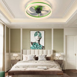 Ceiling Fans with Lights Dimmable LED Embedded installation of thin modern ceiling fans W1340120480