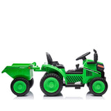 ZNTS 12V Kids Ride On Electric Tractor Black Knight,Kids Ride On Toy.2WD,Non-skid tires, steering wheel, 81177813