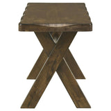 Knotty Nutmeg Dining Bench B062P145599
