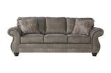 Leinster Faux Leather Upholstered Nailhead Sofa and Loveseat Set T2574P196955