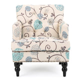 HARRISON TUFTED CLUB CHAIR 53444.00FWBLU