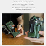 Genuine Leather Handmade Camera Handle Case Bag Cover for the om-3 camera 80686097