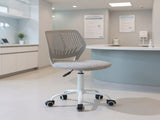 Modern Swivel Office Lobby Reception Chair for Professional Waiting Room, Pebble gray 40000504