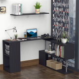 Computer Desk L-Shaped-Black 88526097