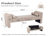 60-inch storage bench, suitable for bedrooms, living rooms, activity rooms and similar spaces. W2795P429926
