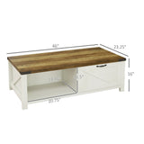 Coffee Table-Moose Brown, Arctic White 47578329