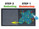 2 in 1 Disinfecting Sanitizing Floor Entrance Mat Disinfection Doormat Entry Rug sanitizer, 76589102