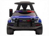Blue Police Truck Kids Sliding Car Push Ride On with Working PA System, Horn, Under-Seat Storage 66418563