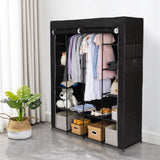 ZNTS Portable Closet Organizer Storage, Wardrobe Closet with Non-Woven Fabric 14 Shelves, Easy to 44163394