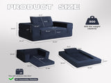 Compression Human Dog Sofa Bed for Adult & Pets,Modern Floor Couch With Pillow for Living Room 38957654