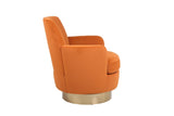 Velvet Swivel Barrel Chair, Swivel Accent Chairs Armchair for Living Room, Reading Chairs for W1361116860