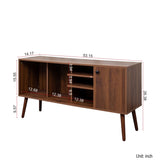 TV Stand Use in Living Room Furniture with 1 storage and 3 shelves Cabinet W331P247814