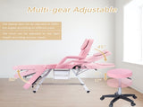 Massage Salon Tattoo Chair with Two Trays Esthetician Bed with Hydraulic Stool, Multi-Purpose 74114033