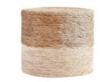 (SKU25251298Ottoman Poof, Natural Seagrass Poufs, Hand Weave Round Footstool, Pouffe Accent 74315377