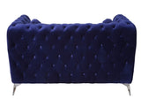 Atronia Blue Velvet Sofa B2726P317195