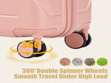 28" Large Suitcase, ABS Hardshell, Upgraded Crack-Resistant Iron Handle, Combination Lock, 360&deg W2787P536174