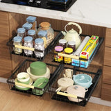 ZNTS 2 pull-out cabinet storage units, metal sliding cabinet drawers, sliding drawer adhesive nano film 78348231