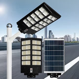 ZNTS Solar Street Lights Outdoor,800pcs Super Bright LED Beads Commercial Parking Lot Light, Dusk to Dawn W1592P189956