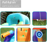 ZNTS AirMyFun Inflatable Bounce House, Jumping Castle with Water and Slide, Inflatable Bouncer with Air W1134126874