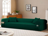 Spring Sofa with High-Quality Fabric, Pillows & Storage - Pocketed Springs, High-Density Foam, for B347P409916